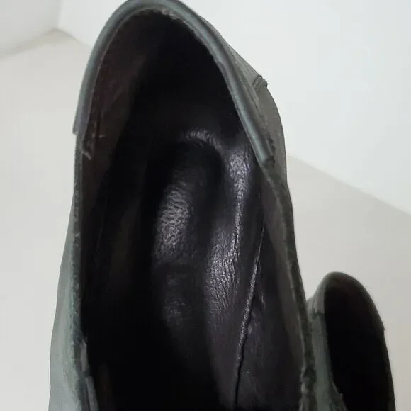 John Varvatos Black Leather Chukka Boots Men's Size 10.5